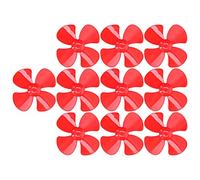 HUIOP Hélice de Cuatro Aspas de 40 Mm con Fuerte Viento y Materiales Resistentes para Accesorios de Modelo de Coche de Juguete (Roja)