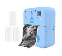 HUIOP Impresora de fotografías,Mini Impresora de Bolsillo Cámara Impresión instantánea Máquina de impresión térmica portátil Conexión inalámbrica BT para Etiqueta de Imagen Lista de Manualidades de