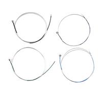 HUIOP instrumentos de cuerda,Cuerdas de violín de 4 piezas para violines 3/4-4/4 Juego completo universal de herida de aluminio y magnesio (GDAE) Cuerda de violín,Cuerda de violín
