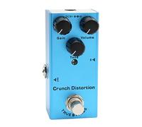 HUIOP IRIN EF-03 Pedal de efecto de guitarra eléctrica Portátil Efector de guitarra Mini pedal de efecto de guitarra eléctrica simple con True Bypass - Distorsión Crunch (azul)