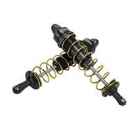 HUIOP Juego de Amortiguadores RC Ajustables Duraderos de 105 Mm para Coches 1/10 RC con Aleación Aluminio y Plástico Primera Calidad (#1)