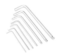 HUIOP Juego de Llaves Hexagonales con Extremo de Bola Extendida 7 Piezas, Llave en L Largo Alcance Acero Al Cromo Vanadio, Kit Reparación Profesional, Herramienta Manual Ideal para Ingenieros