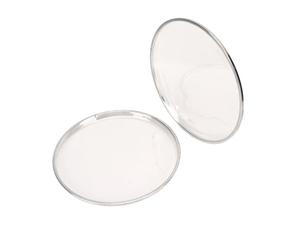 HUIOP Juego de Parches de Tambor 8,5 Pulgadas, 2 uds., Doble Capa para Mejorar el Rendimiento del Sonido, Película Poliéster Duradera (Transparente)