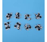 HUIOP Juego de Surtido de Transistores 7805, 7809, 7815 de 40 Piezas, Elemento Central para Circuito Electrónico, 8 Tipos para AmplificacióN de Banda Ancha, Canal N, Modo de