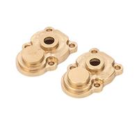 HUIOP Juego de Tapa de Engranaje Eje Latón para Coche RC, Accesorio Premium para FMS FCX 24 1/24, Oruga Escalada, 2 Piezas, Dorado