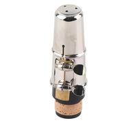 HUIOP Kit de Boquilla de Clarinete Profesional con Ligadura Duradera y Tapa para Principiantes y Estudiantes, Accesorio Portátil Negro