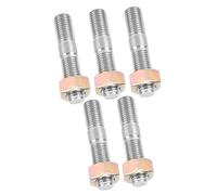 HUIOP Kit de Pernos Turbo de 50 Mm, Hecho Acero Inoxidable 304, Apto para TD05H, TD06 Turbos, Kit Pernos M10x1.25, Apto para DSM 1G, EVO1~10, IHI RHF5H, RHF55,