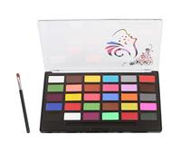 HUIOP Kit de Pintura Facial,Juego de Pintura de Acuarela, Juego de 30 Colores, Kit Profesional de Pintura Facial con 1 Pincel, Seguro y no tóxico, a Base de Agua, Pintura Facial y Corporal, Paleta de