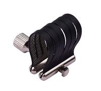 HUIOP - Ligadura de saxofón compacta y duradera para boquilla de metal para saxofón alto, tenor de ligadura de saxofón