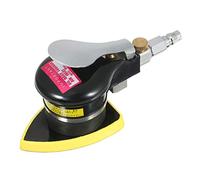 HUIOP Lijadora neumática de órbita aleatoria, lijadora de aire, lijadora triangular de palma pequeña, lijadora de detalle de ratón para esquina de coche, mantenimiento de pintura, eliminación de roui