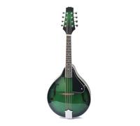 HUIOP mandolina,Mandolina A Style 8-String Basswood Body Engineer Diapasón de madera Instrumento de cuerda ajustable para Benginners con bolsa de almacenamiento,Una mandolina de estilo