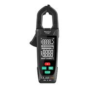 HUIOP Mastfuyi FY382 de Pinza True RMS 9999 recuentos Multímetro Digital de Temperatura Pantalla LCD Voltaje CA CC de Corriente CA con Linterna LED de Vol