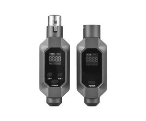 HUIOP Micrófono con cable a transmisor y receptor XLR inalámbrico Sistema de micrófono inalámbrico UHF para mezclador de audio Guitarra eléctrica Bajo Transmisores de micrófono inalámbricos Receptores