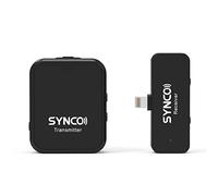 HUIOP - Micrófono inalámbrico para teléfono, sistema de micrófono inalámbrico G1L 2,4 G con transmisor de clip y mini receptor, alcance de transmisión de 150 m, batería incorporada para Vlog móvil