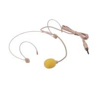 HUIOP micrófono para la Cabeza Micrófono de Condensador de Auriculares Interfaz de 3,5 mm para transmisor inalámbrico de petaca