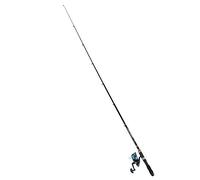 HUIOP Mini Caña de Pescar en Hielo, Caña Corta Portátil, de 1 Metro a 2,3 Metros, EAV y Asiento de Rueda Sólido, Recubierto Delicadamente, Opciones: 1M, 1,2M, 1,5M, 1,7M, 1,9M, 2,1M, (1,7 m)