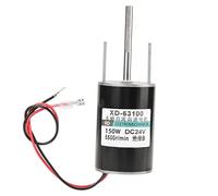 HUIOP Motor CC de Alta Velocidad de 150 W, Gran Momento Fuerza, Rotación CW/CCW, Taladro Eléctrico/pequeño Generador/licuadora, bajo Nivel Ruido, Larga Vida útil, Seguro (24V5500rpm)