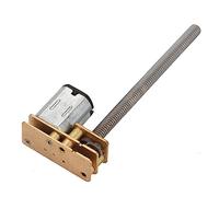 HUIOP Motor de Engranajes de CC, Motor Engranajes Metal bajo Ruido 6 V, 30 RPM, Eje M4 X 55 Mm, Gran Momento Fuerza para Ascensores, Brazos Mecánicos, Juguetes, (SHV 1000RPM)