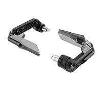HUIOP Paramanos de Motocicleta,Guardamanos de Moto, guardamanos de Moto anodizados, Protector de Viento Universal para Manillar de 7/8'', 1 par
