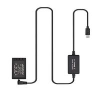 HUIOP PD USB Tipo-C Cable a DR-E12 Batería simulada DC acoplador LP-E12 Reemplazo para Canon M2 M10 M50 M100 M200 Cámaras