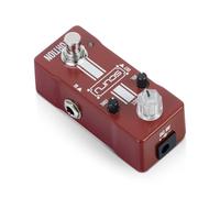 HUIOP Pedal de efectos de distorsión de guitarra DIST/VOL/TONE Amplificadores de alta ganancia Respuesta dinámica DC 9V 6,35 mm Interfaz de entrada/salida Efector de distorsión de guitarra eléctrica