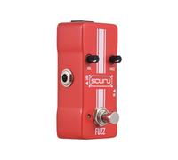 HUIOP Pedal de efectos Fuzz para guitarra VOL/FUZZ Sonido versátil DC 9V Interfaz de entrada/salida de 6,35 mm Mini efector fuzz para guitarra eléctrica con True Bypass