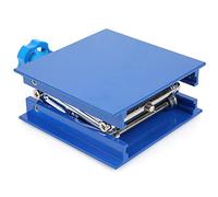 HUIOP Plataforma de Elevación de Laboratorio de Aluminio Azul Estante con Soporte Elevador de Tijera, Construcción Robusta y Práctica, Estable, Larga Vida útil, Resistencia a la