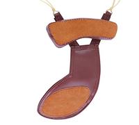 HUIOP Reposa hombros,Reposabrazos para violín Reposacabezas para violín Almohadilla para el hombro de violín grande Almohadilla para el hombro de piel de oveja Protector de almohadilla para la barbill