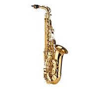 HUIOP Saxofón Alto AS200 Eb instrumento de viento saxofón Alto lacado de latón con estuche de transporte guantes correas paño de limpieza cepillo