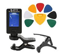 HUIOP sintonizador,Kit de herramientas para guitarra Afinador Capo Plectrum Holder 7 Picks Accesorios de guitarra,Accesorios para guitarra