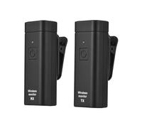 HUIOP Sistema de auriculares inalámbricos en la oreja con auriculares Regreso en tiempo real UHF FM sin demora simultánea para Singer Band Stage Sistema estéreo IEM profesional,Sistema sté