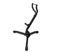 HUIOP Soporte para saxofón Tenor Alto,Accesorios para Instrumentos de exhibición,Material metálico,diseño de Base Triangular,Plegable,portátil,Ajustable,Soporte de Metal