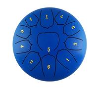 HUIOP Tambor de lengua de acero de 10 pulgadas 11 Notas Handpan Drum con tambor Mazo Finger Picks Percusión para meditación Yoga,Tambor manual