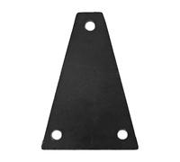 HUIOP Tapa de Alma Negra, Juego de Tapas Alma Guitarra Plástico Puro, Ligero y Fácil Instalar para Guitarras Eléctricas, 1 Tapa con 3 Tornillos, Apariencia Elegante, R
