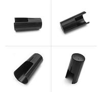 HUIOP Tapa fija para boquilla,Alto Sax Saxophone Boquilla Tapa Ligadura de cuero de PU para el reemplazo de accesorios Sax,ligadura de saxo