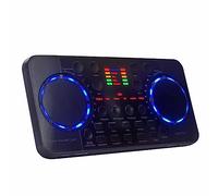 HUIOP Tarjeta de sonido en vivo V300 Pro Tarjeta de sonido BT recargable multifuncional para cantar/transmitir en vivo/grabar voz y música Compatible con computadora y teléfono inteligente,Mezclador d