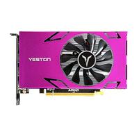 HUIOP Tarjeta de Video R7 350-4G 6HD Tarjeta gráfica de 6 Pantallas Compatible con Pantalla Dividida 4GB/GDDR5/128Bit 4500MHz Frecuencia de Reloj de Memoria 6 * Puertos HD