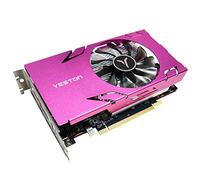 HUIOP Tarjeta de Video Tarjeta gráfica RX580-4G 6HD 4G/256bit/GDDR5 Memoria 1206MHz Frecuencia Central 6 Puertos HD Soporte 6 Pantallas y resolución 4K /2K HD/1080P
