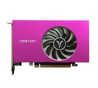 HUIOP Tarjeta gráfica para Juegos RX550-4G 4HDMI Tarjeta gráfica de 4 Pantallas Compatible con Pantalla Dividida Profundidad de Color de 10 bits HDR 4G / 128bit / GDDR5 con 4 Puertos HDMI