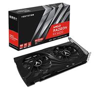 HUIOP Tarjeta gráfica para Juegos Tarjeta gráfica para Juegos RX6600-8G D6 GAEA 8G/128bit/GDDR6 Memoria 2 Ventiladores de refrigeración Placa Trasera de Metal 3 * DP + Puertos de Salida HD