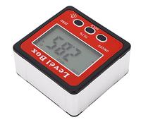 HUIOP Transportador Digital, Diseño Magnético, Medidor de ángulo, Herramienta de Medición Precisa para Maquinaria de Construcción de Carpintería, Tamaño Portátil, Material ABS, Pilas