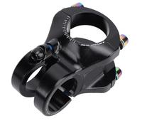 HUIOP Vástago de Ciclo Liviano, Moldeado Integrado CNC de 35 Mm, Apariencia Brillante Similar a un Espejo para Suministros Ciclismo Montaña (Negra)