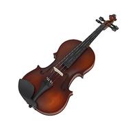 HUIOP violín,AV-590 Tamaño completo 4/4 Violín Tilo Cuerpo Cabeza Ébano Diapasón Clavijas Mentonera Cordal para principiantes Estudiante intérprete con estuche de almacenamiento de arco Color retro,Vi