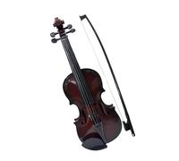 HUIOP Violín simulado Práctica musical Violín para principiantes Kit de violín Instrumento musical Exquisita mano de obra Accesorios de rendimiento Regalos Cuerdas ajustables