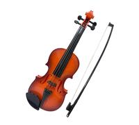 HUIOP Violín simulado Práctica musical Violín para principiantes Kit de violín Instrumento musical Mano de obra exquisita Accesorios de rendimiento Regalos Cuerdas ajustables