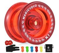 HUIOP Yoyo sin respuesta para niños Yo-Yo Ball con bolsa de almacenamiento para guante de 5 cuerdas de repuesto, yo-yo que no responde