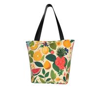 HUIopq Hojas tropicales y flores - Bolsa ligera de verano con correa ajustable, para viajes, playa, uso diario