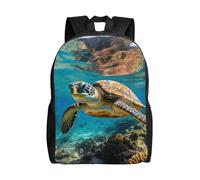 HUIopq Lord Howe Island - Mochila con estampado de tortuga marina para hombres y mujeres, elegante, de gran capacidad, para viajes, trabajo, senderismo, viajes de negocios, camping
