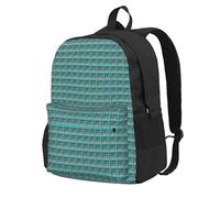 HUIopq Mochila unisex de gran capacidad con estampado turquesa azul aguamarina brillante para viajes, trabajo, aventura al aire libre