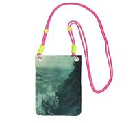 HUIopq The Sea Witch - Bolso bandolera para mujer, hombre, para viajes, correr, senderismo, compras, uso diario, fucusia, Talla única